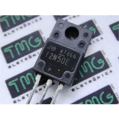 12N50 - Transistor MOSFET N-CH 500V 12A 3-Pinos TO-220F Isolado - 12N50E  - TO 220 ISOLADO